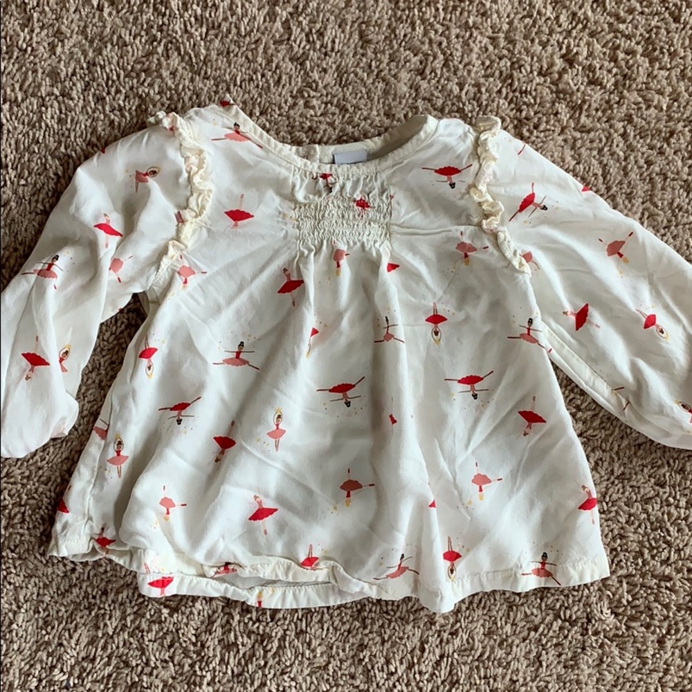Ballerina long sleeve top size 18-24mo
